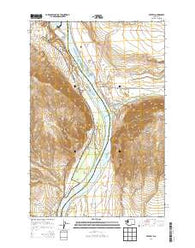 Beverly Washington Current topographic map, 1:24000 scale, 7.5 X 7.5 Minute, Year 2014