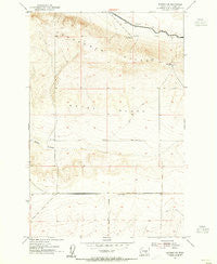 Beverly NE Washington Historical topographic map, 1:24000 scale, 7.5 X 7.5 Minute, Year 1954