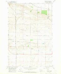 Beverly NE Washington Historical topographic map, 1:24000 scale, 7.5 X 7.5 Minute, Year 1965