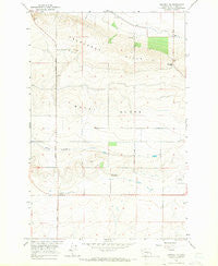Beverly NE Washington Historical topographic map, 1:24000 scale, 7.5 X 7.5 Minute, Year 1965