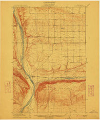 Beverly Washington Historical topographic map, 1:62500 scale, 15 X 15 Minute, Year 1912