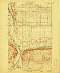 Beverly Washington Historical topographic map, 1:62500 scale, 15 X 15 Minute, Year 1912
