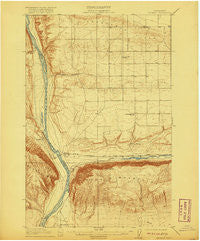 Beverly Washington Historical topographic map, 1:62500 scale, 15 X 15 Minute, Year 1912