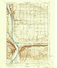 Beverly Washington Historical topographic map, 1:62500 scale, 15 X 15 Minute, Year 1912
