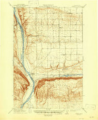 Beverly Washington Historical topographic map, 1:62500 scale, 15 X 15 Minute, Year 1912