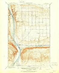 Beverly Washington Historical topographic map, 1:62500 scale, 15 X 15 Minute, Year 1912