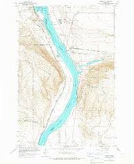 Beverly Washington Historical topographic map, 1:24000 scale, 7.5 X 7.5 Minute, Year 1965