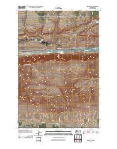 Beverly SE Washington Historical topographic map, 1:24000 scale, 7.5 X 7.5 Minute, Year 2011