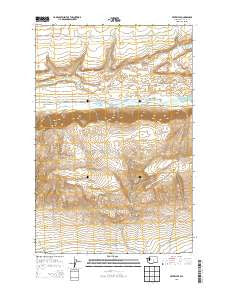 Beverly SE Washington Current topographic map, 1:24000 scale, 7.5 X 7.5 Minute, Year 2013