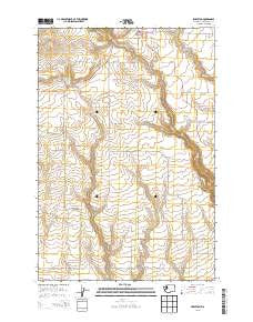 Bickleton Washington Current topographic map, 1:24000 scale, 7.5 X 7.5 Minute, Year 2013