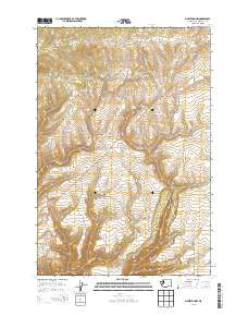 Bickleton NW Washington Current topographic map, 1:24000 scale, 7.5 X 7.5 Minute, Year 2013