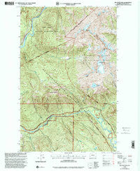 Big Devil Peak Washington Historical topographic map, 1:24000 scale, 7.5 X 7.5 Minute, Year 1999