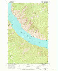 Big Goat Mtn Washington Historical topographic map, 1:24000 scale, 7.5 X 7.5 Minute, Year 1968