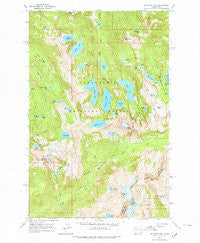 Big Snow Mtn Washington Historical topographic map, 1:24000 scale, 7.5 X 7.5 Minute, Year 1965