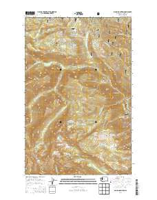 Big Jim Mountain Washington Current topographic map, 1:24000 scale, 7.5 X 7.5 Minute, Year 2014
