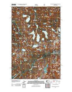 Big Snow Mountain Washington Historical topographic map, 1:24000 scale, 7.5 X 7.5 Minute, Year 2011