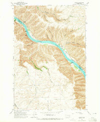 Bishop Washington Historical topographic map, 1:24000 scale, 7.5 X 7.5 Minute, Year 1964