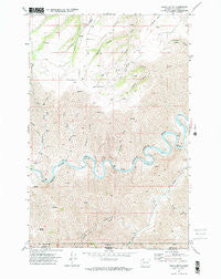 Black Butte Washington Historical topographic map, 1:24000 scale, 7.5 X 7.5 Minute, Year 1971
