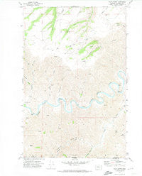 Black Butte Washington Historical topographic map, 1:24000 scale, 7.5 X 7.5 Minute, Year 1971