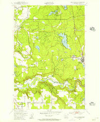 Black Diamond Washington Historical topographic map, 1:24000 scale, 7.5 X 7.5 Minute, Year 1949