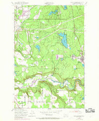 Black Diamond Washington Historical topographic map, 1:24000 scale, 7.5 X 7.5 Minute, Year 1949