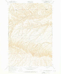 Black Rock Spring NE Washington Historical topographic map, 1:24000 scale, 7.5 X 7.5 Minute, Year 1953