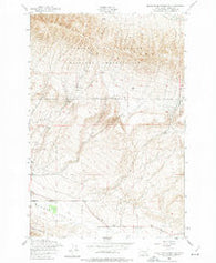 Black Rock Spring SW Washington Historical topographic map, 1:24000 scale, 7.5 X 7.5 Minute, Year 1953