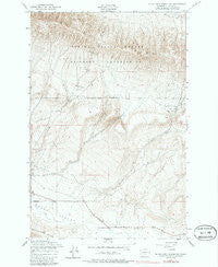Black Rock Spring SW Washington Historical topographic map, 1:24000 scale, 7.5 X 7.5 Minute, Year 1953