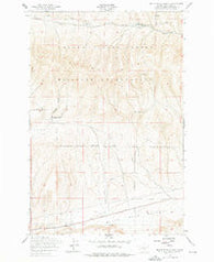 Black Rock Spring Washington Historical topographic map, 1:24000 scale, 7.5 X 7.5 Minute, Year 1953