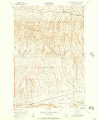 Black Rock Spring Washington Historical topographic map, 1:24000 scale, 7.5 X 7.5 Minute, Year 1953