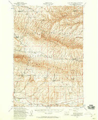 Black Rock Spring Washington Historical topographic map, 1:62500 scale, 15 X 15 Minute, Year 1953
