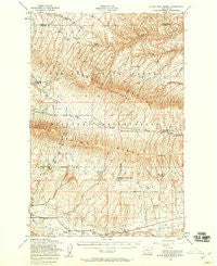 Black Rock Spring Washington Historical topographic map, 1:62500 scale, 15 X 15 Minute, Year 1953
