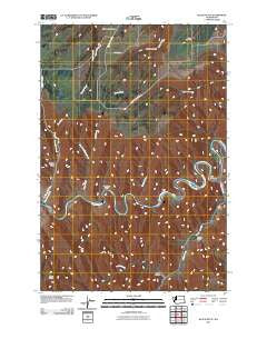Black Butte Washington Historical topographic map, 1:24000 scale, 7.5 X 7.5 Minute, Year 2011