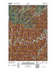 Black Butte Washington Historical topographic map, 1:24000 scale, 7.5 X 7.5 Minute, Year 2011