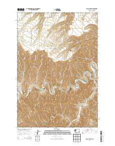 Black Butte Washington Current topographic map, 1:24000 scale, 7.5 X 7.5 Minute, Year 2014