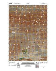 Black Rock Spring Washington Historical topographic map, 1:24000 scale, 7.5 X 7.5 Minute, Year 2011