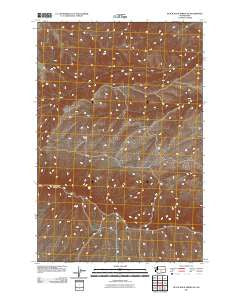 Black Rock Spring NE Washington Historical topographic map, 1:24000 scale, 7.5 X 7.5 Minute, Year 2011