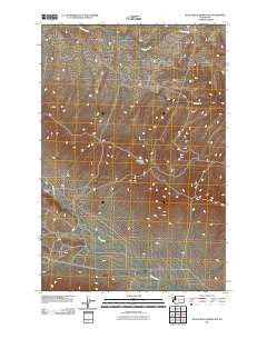 Black Rock Spring NW Washington Historical topographic map, 1:24000 scale, 7.5 X 7.5 Minute, Year 2011