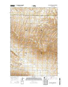Black Rock Spring NW Washington Current topographic map, 1:24000 scale, 7.5 X 7.5 Minute, Year 2013