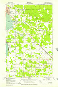 Blaine Washington Historical topographic map, 1:24000 scale, 7.5 X 7.5 Minute, Year 1952
