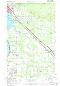 Blaine Washington Historical topographic map, 1:24000 scale, 7.5 X 7.5 Minute, Year 1952