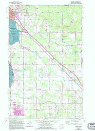 Blaine Washington Historical topographic map, 1:24000 scale, 7.5 X 7.5 Minute, Year 1952