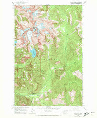 Blanca Lake Washington Historical topographic map, 1:24000 scale, 7.5 X 7.5 Minute, Year 1965