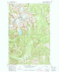 Blanca Lake Washington Historical topographic map, 1:24000 scale, 7.5 X 7.5 Minute, Year 1965
