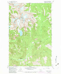 Blanca Lake Washington Historical topographic map, 1:24000 scale, 7.5 X 7.5 Minute, Year 1965