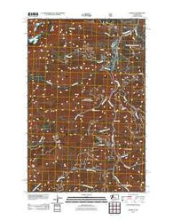 Blewett Washington Historical topographic map, 1:24000 scale, 7.5 X 7.5 Minute, Year 2011