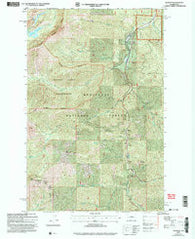 Blewett Washington Historical topographic map, 1:24000 scale, 7.5 X 7.5 Minute, Year 2003
