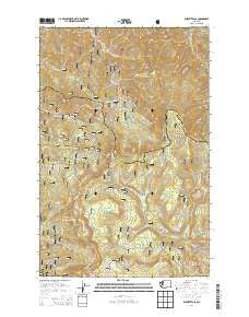 Blewett Pass Washington Current topographic map, 1:24000 scale, 7.5 X 7.5 Minute, Year 2014