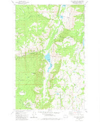 Blue Goat Mtn Washington Historical topographic map, 1:24000 scale, 7.5 X 7.5 Minute, Year 1980