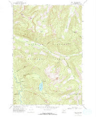 Blue Lake Washington Historical topographic map, 1:24000 scale, 7.5 X 7.5 Minute, Year 1970